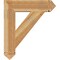 Ekena Millwork Traditional Arts & Crafts Rough Sawn Bracket, Western Red Cedar, 6"W x 28"D x 32"H BKT06X28X32TRA03RWR - alternate 2